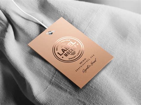 Clothing Tag Logo&nbsp;Mockup