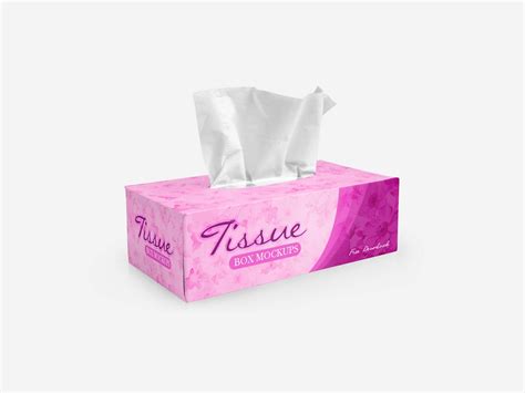 Tissue Box Mockup Psd Free&nbsp;Download