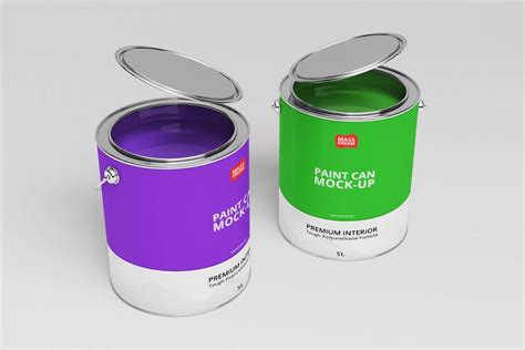 Paint Can Mockup Free&nbsp;Download