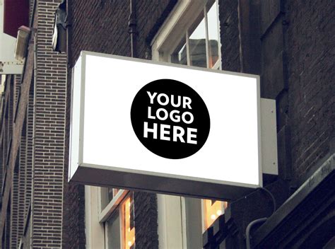 Shop Sign Board&nbsp;Mockup