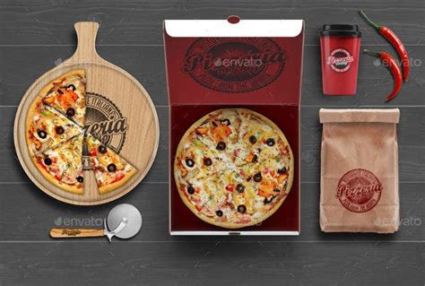 Pizza Branding Mockup&nbsp;Free