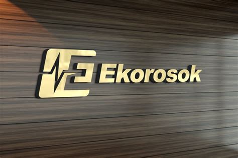 3D Wall Logo Mockup Psd Free&nbsp;Download