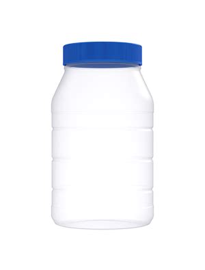 Transparent Plastic Jar&nbsp;Mockup